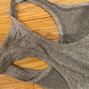Lululemon racerback tank. Size 8. Grey